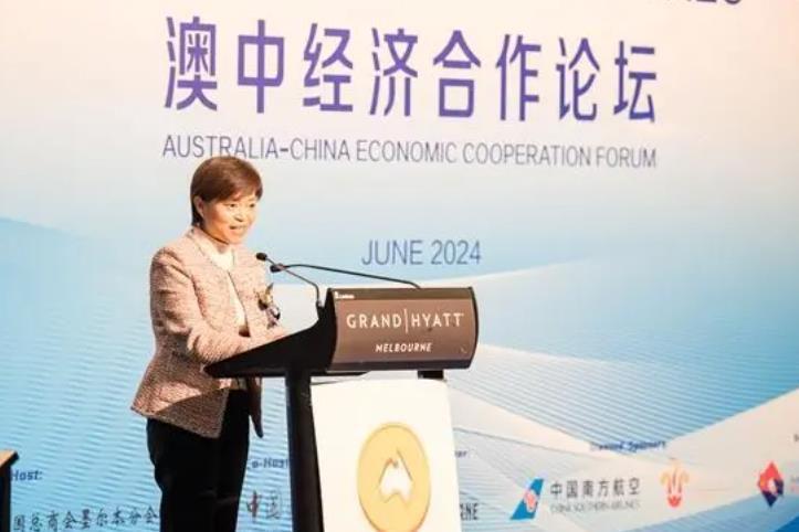 澳大利亚中国总商会会长、中国银行悉尼分行行长任立致辞